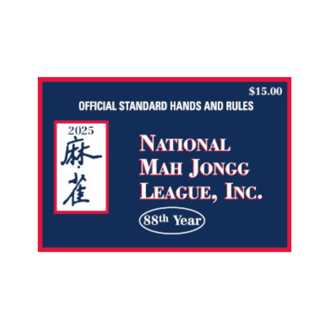 2025 Mahjong League Rule Card