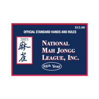 2025 Mahjong League Rule Card
