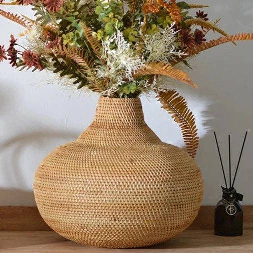 Rattan Vase