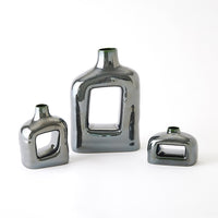 Tropo Vase Silver Set