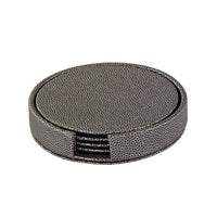 Skate Round Coaster Set charcoal.