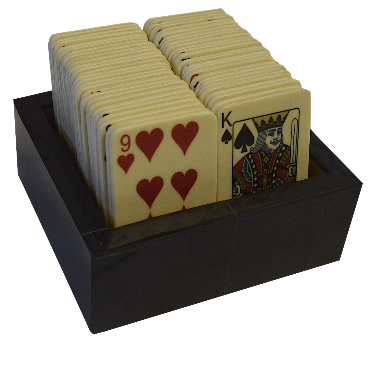 Bone Card Set with Square Tray