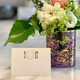 Dinner Plate Place Card Set - Metallic gold.