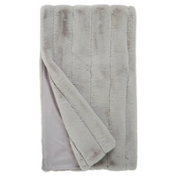 Dove Faux Fur Posh Throw