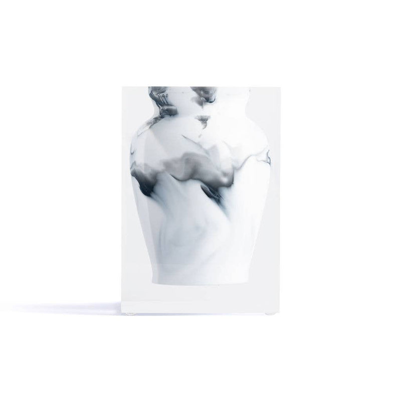 Henry Bud Vase White Marble