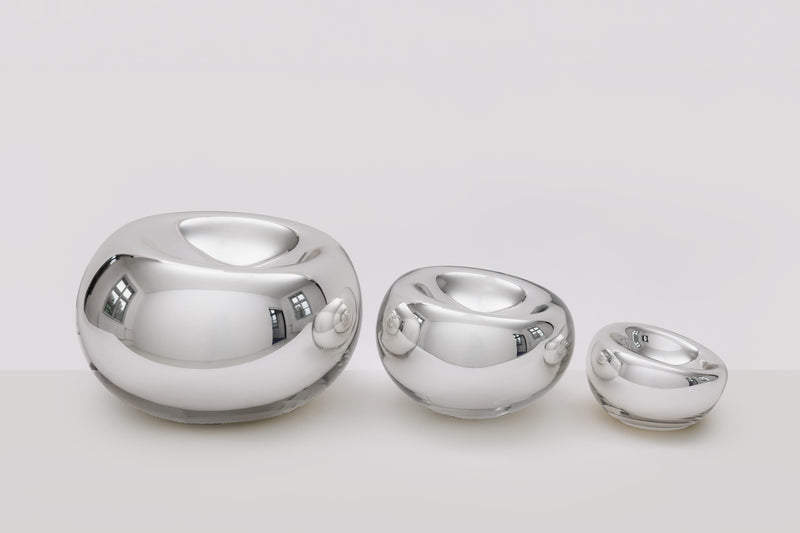 Echo Vessel Silver Mirror Small