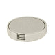 Skate Round Coaster Set in pearl.