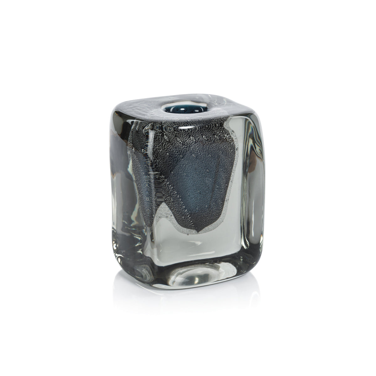 Crystal Bloom Vase Clear, Blue