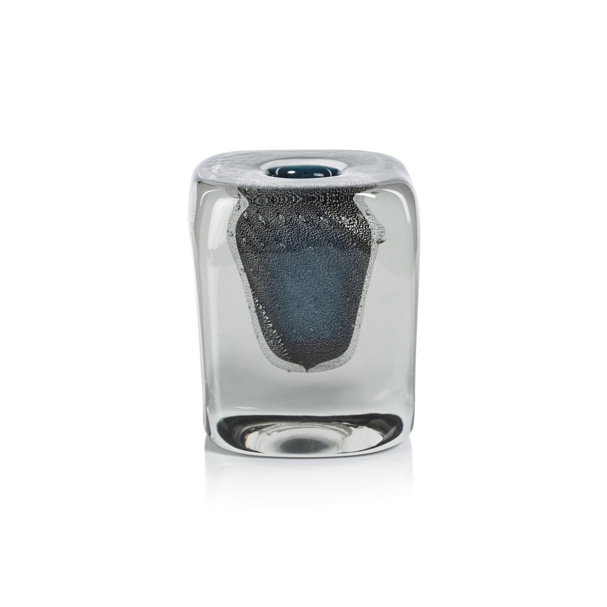 Crystal Bloom Vase Clear, Blue