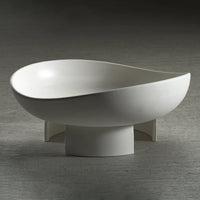 Kutani Ceramic Bowl - Matt White