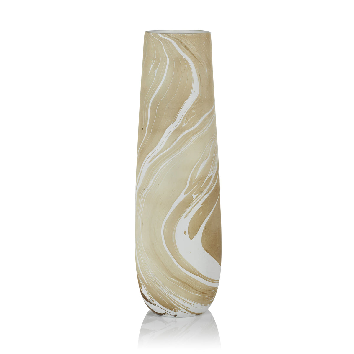 Mango Wood Marbleized Vase
