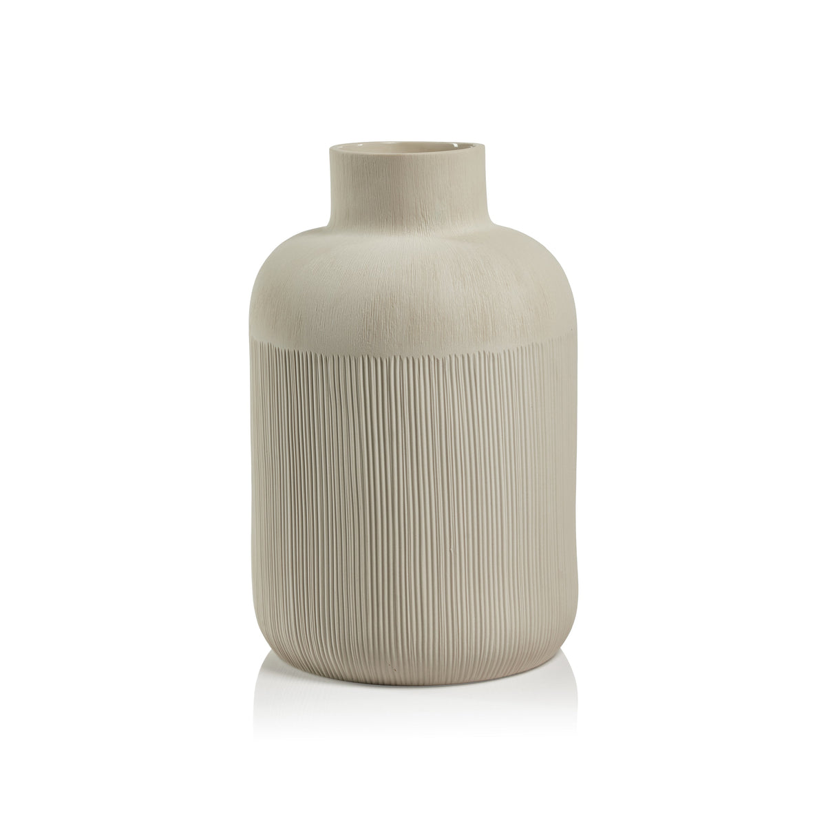 Sugi Porcelain Vase Neutral Gray