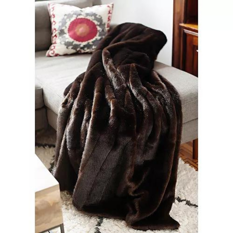 Signature Series Faux Fur Throw 60x72