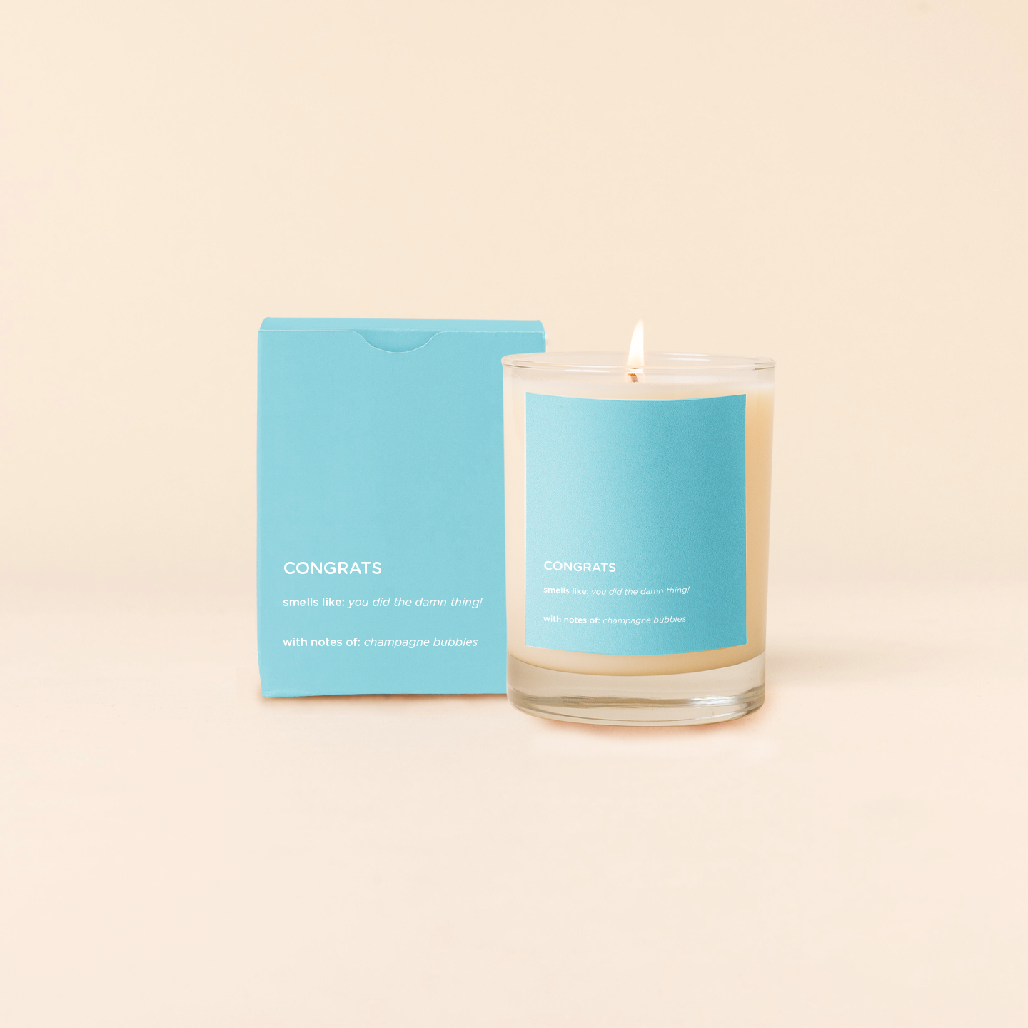 Candle Rocks Glass - Life