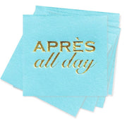 Cloth-Like Summer Napkin Packs Apres All Day Cocktail Napkins
