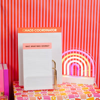 Wait, What Was I Doing? - Lined Notepad - Coral Pink - 65 perforated pages - 5x8 Notepads