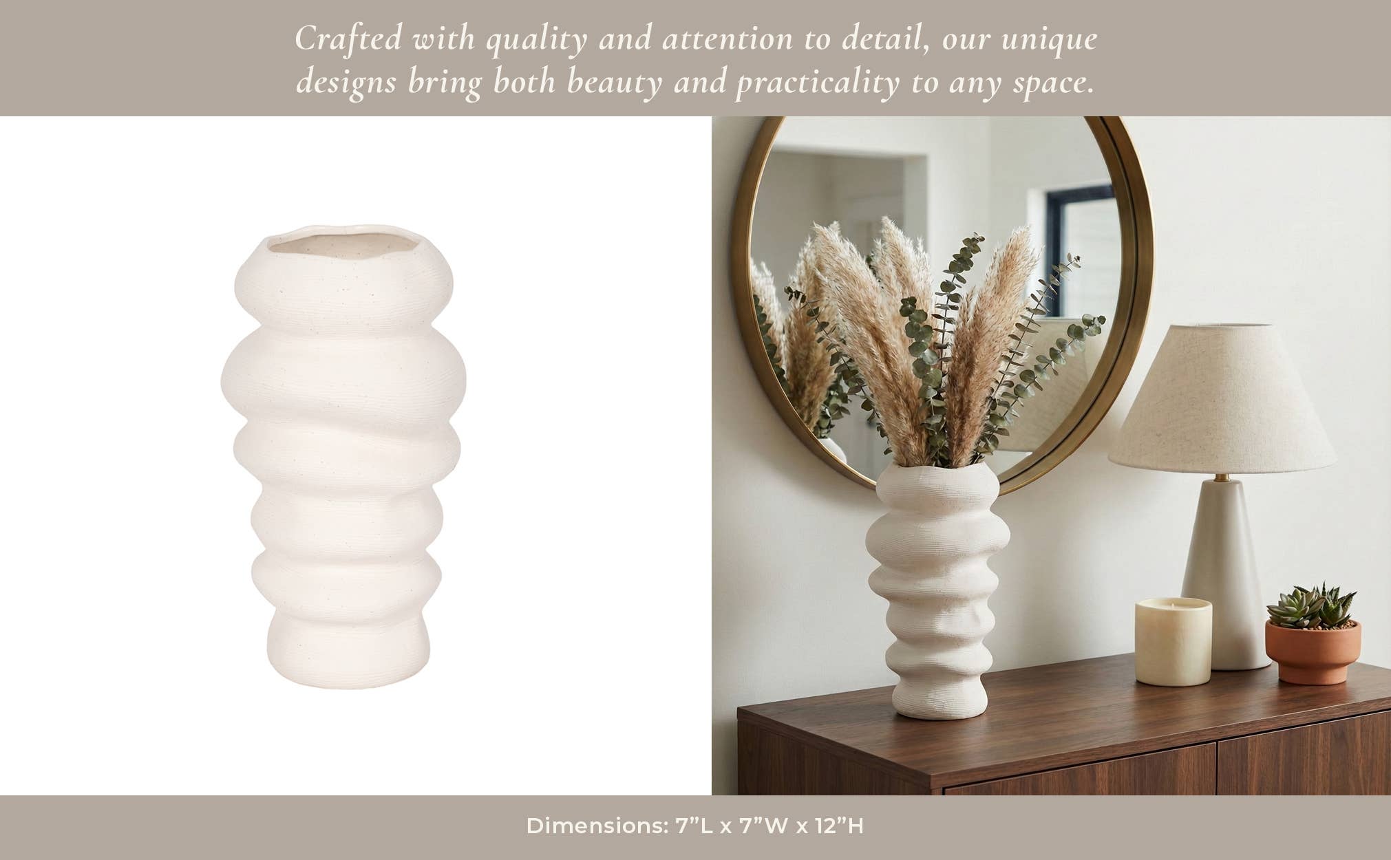 Jurgen Ripple Vase