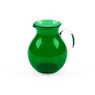 Solara Pitcher Emerald Serveware