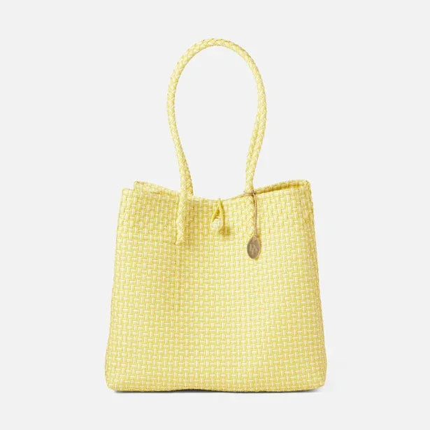 Lauren Tote Yellow White Totes