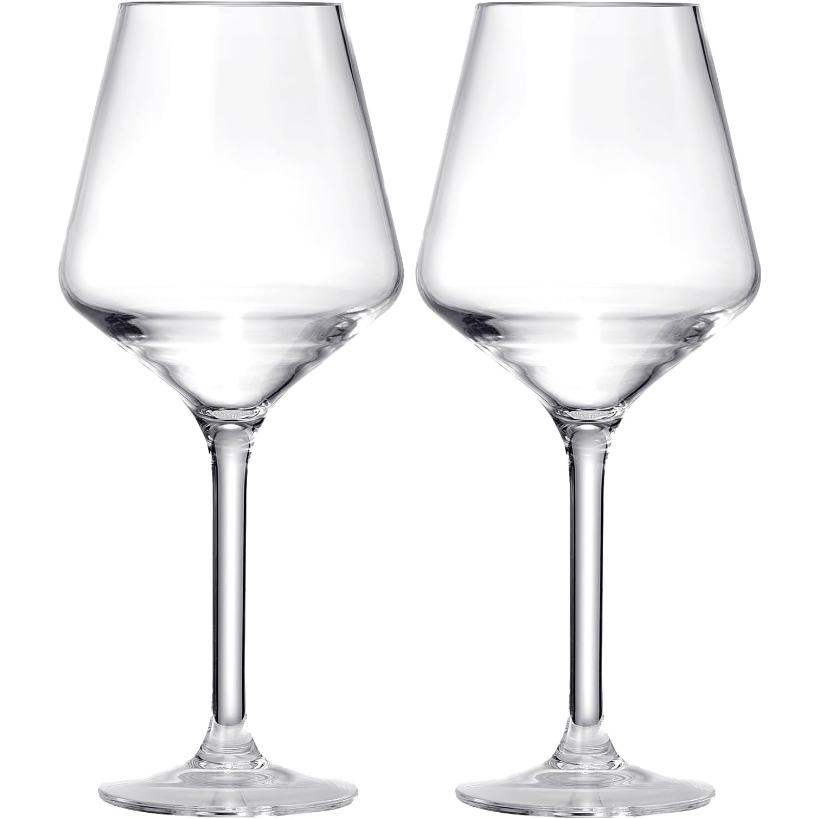 Floating Stemmed Wine Glasses S/4