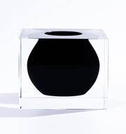 Premium Cast Resin Pod Vase SoHo Black