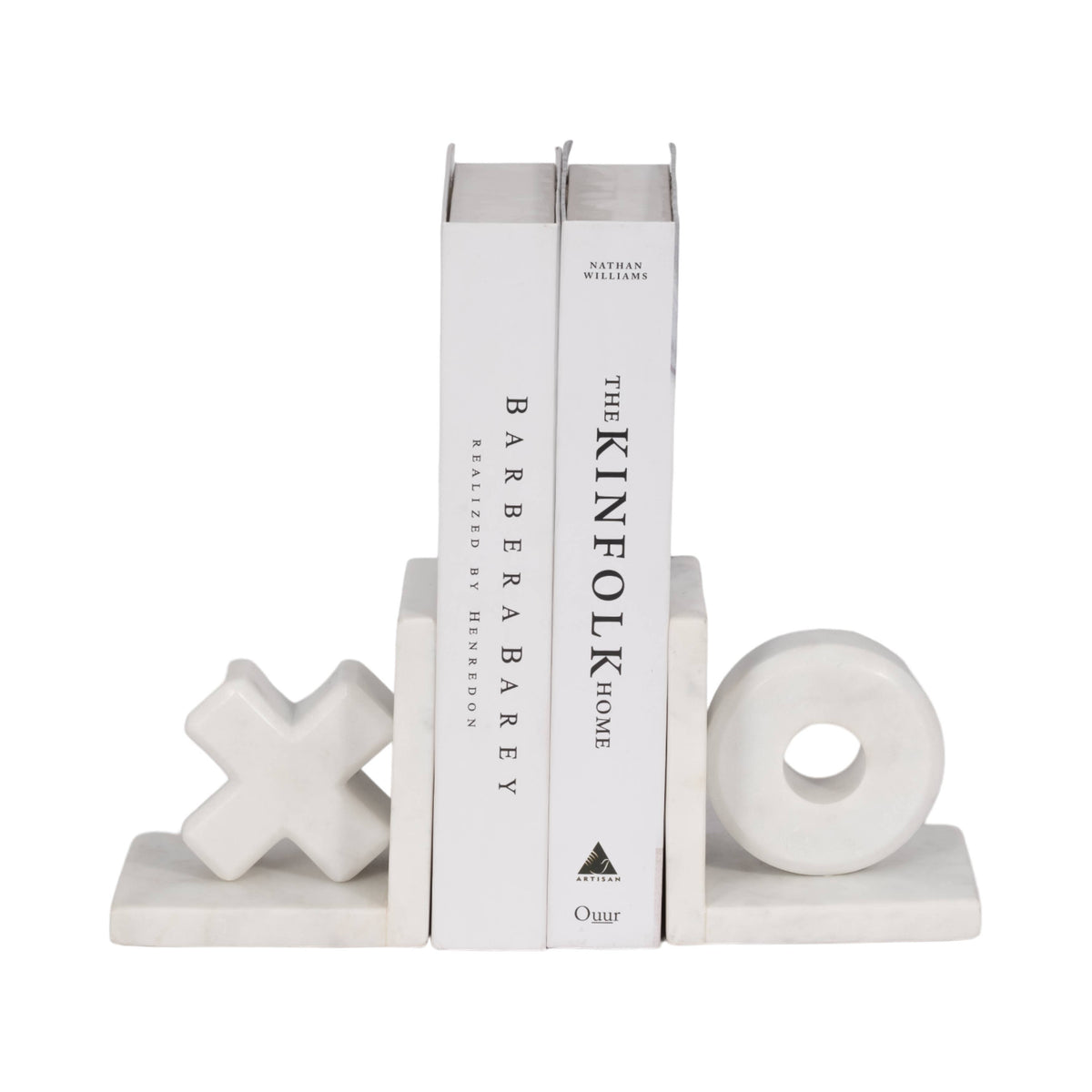 X & O Bookends S/2
