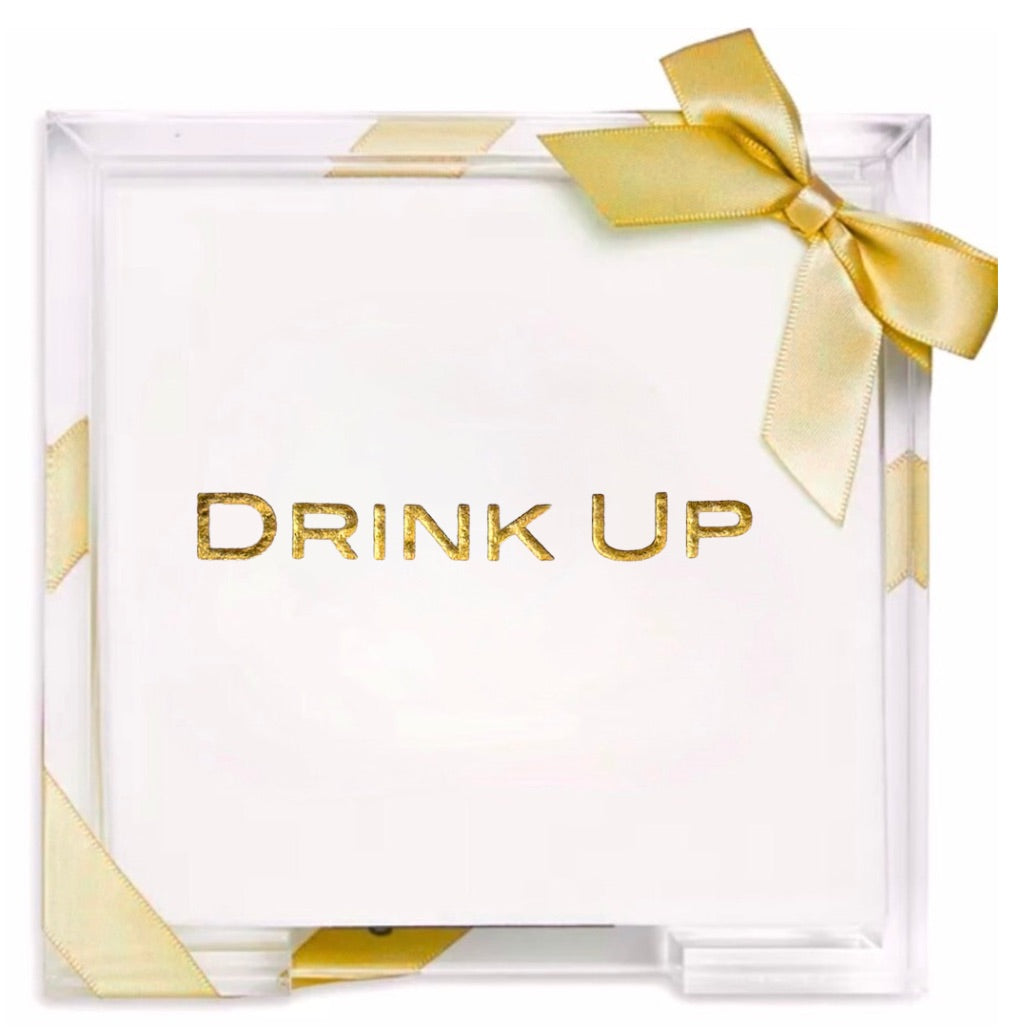 Acrylic Cocktail Napkin Hostess Set