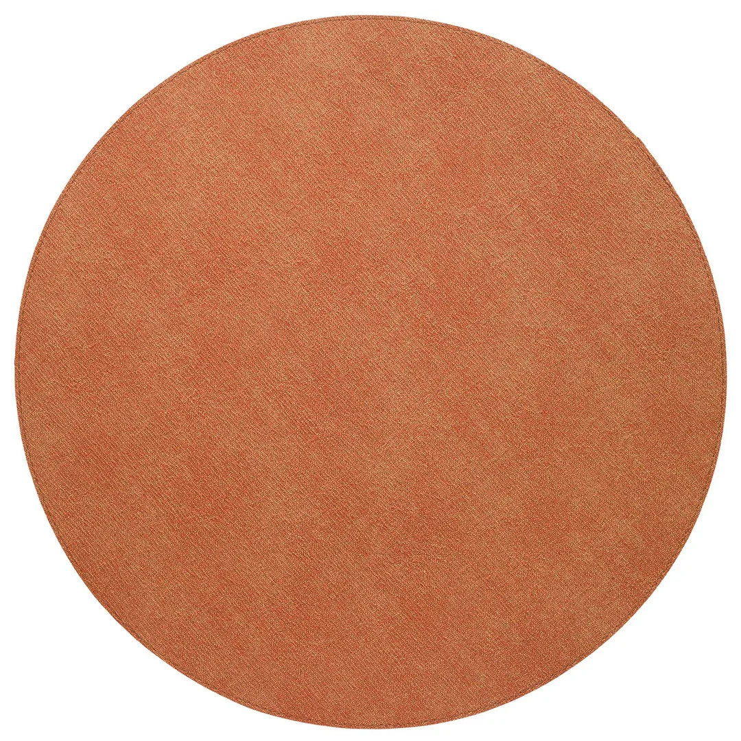 Presto Round Placemats Set Of 4 Terracotta Placemats, Napkins, & Napkin Rings