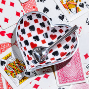Happy Card Heart - Canasta Heart with Heart Spoon