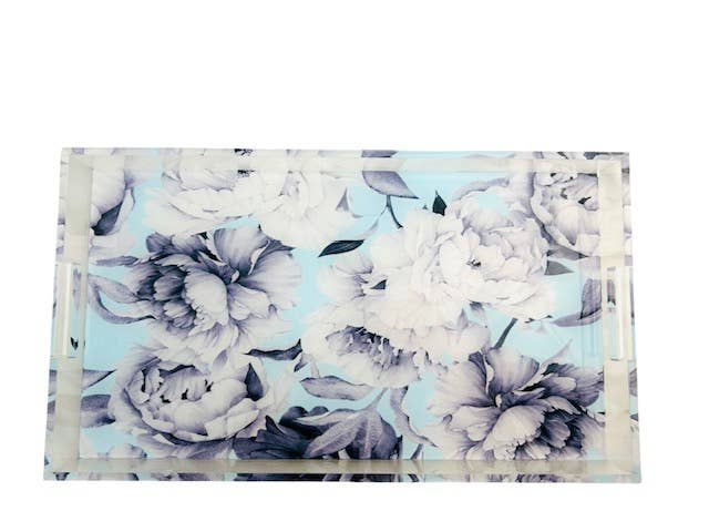 Acrylic Tray, Peony
