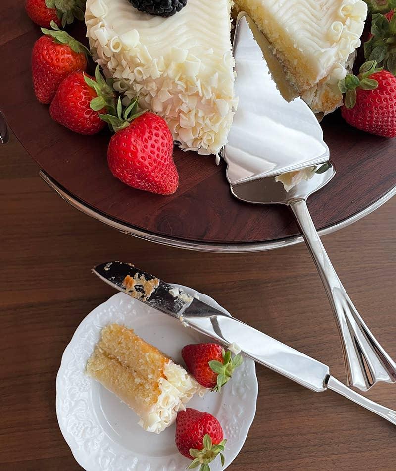 Ginkgo Cake Knife and Server Serving Utensils