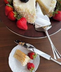 Ginkgo Cake Knife and Server