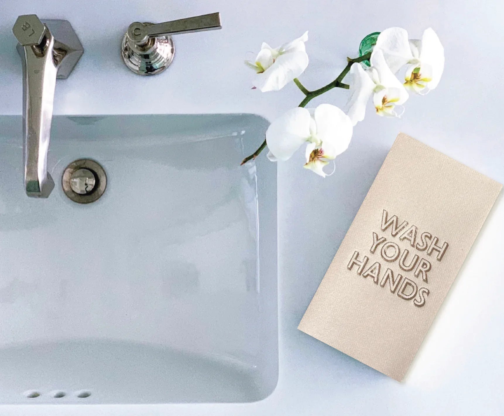 Cloth-Like Disposable Guest Towels: Don't be Naughty Hand Towels & Holders