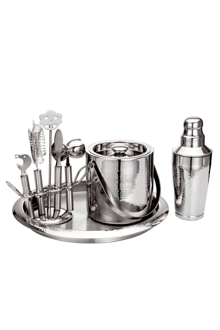 Hammered Bar Set with Tools