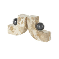 Albert Marble Bookends Set