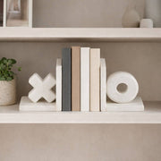 X & O Bookends S/2