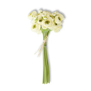 11 Inch Cream Mini Ranunculus Bundle (7 Stems) Decor