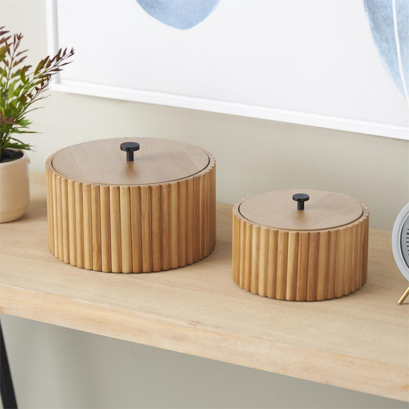 Wooden Handmade Slatted Decorative Box