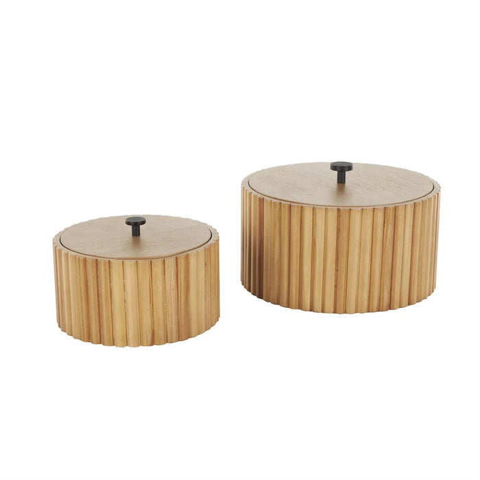 Wooden Handmade Slatted Decorative Box Small Decorative Boxes