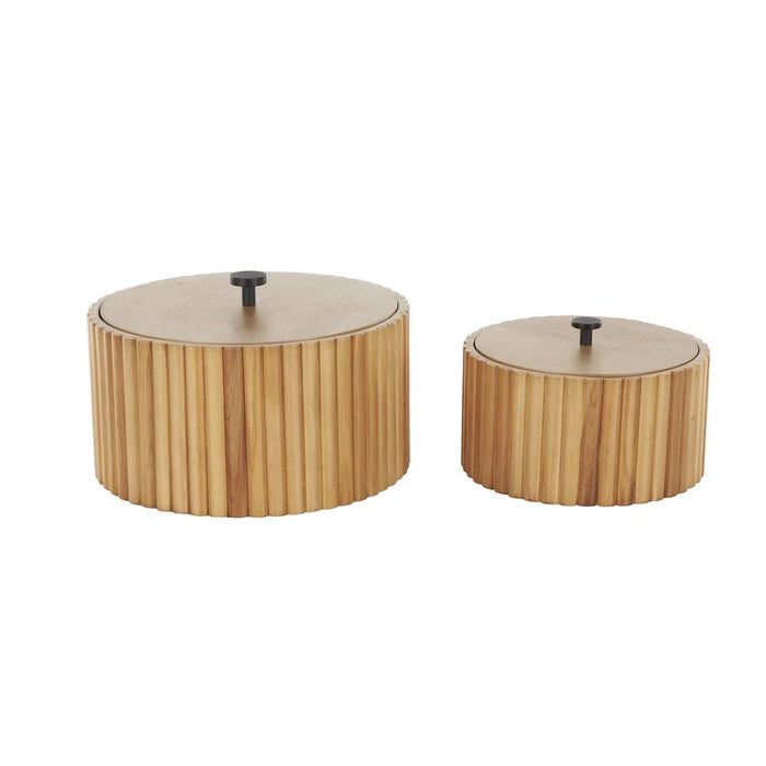 Wooden Handmade Slatted Decorative Box Large Decorative Boxes