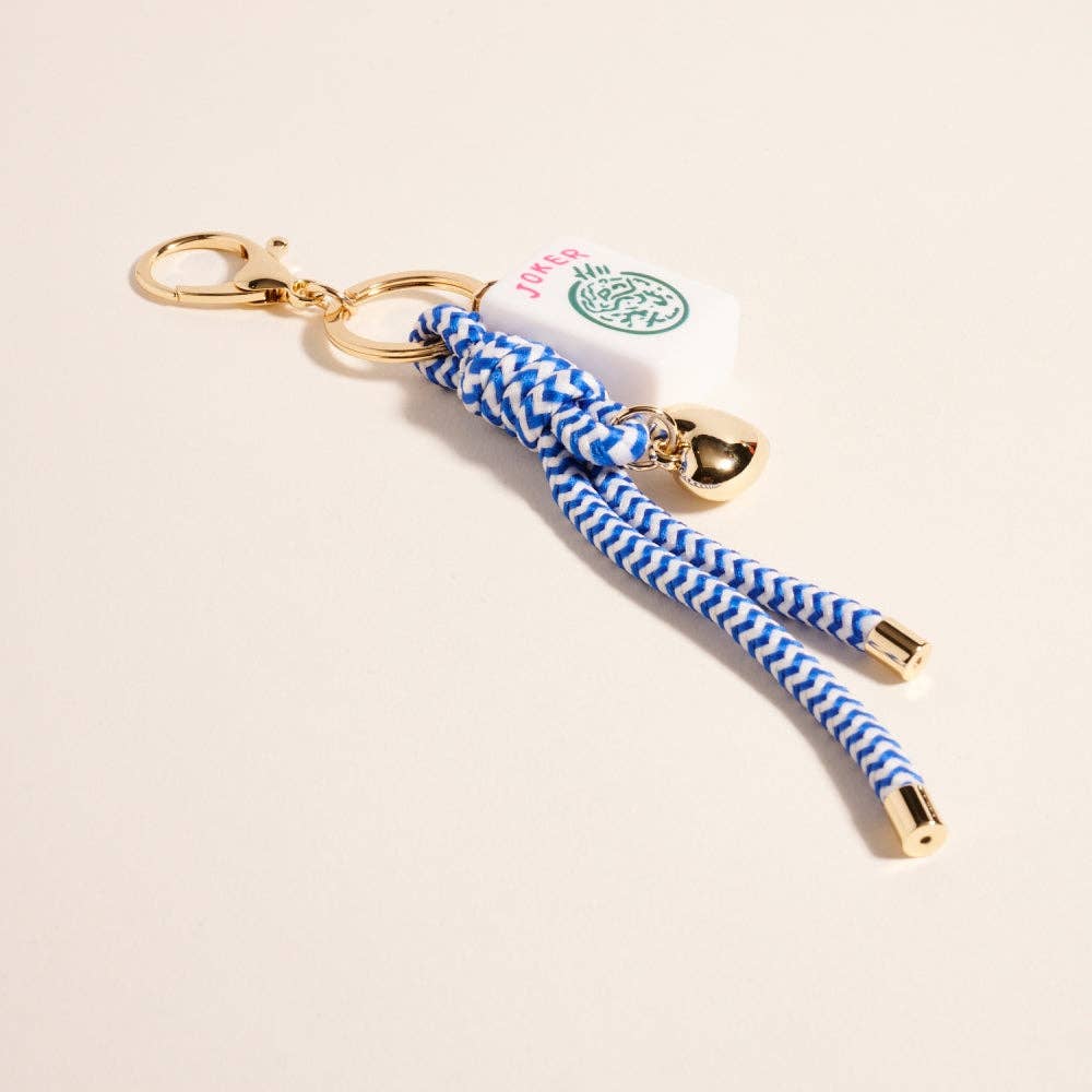 Mahjong Tile Keychain Bag Charm