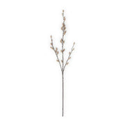 33" Tan Pussy Willow Stem Decor