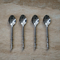 SS & Gold Dot Spoons-Piece Set