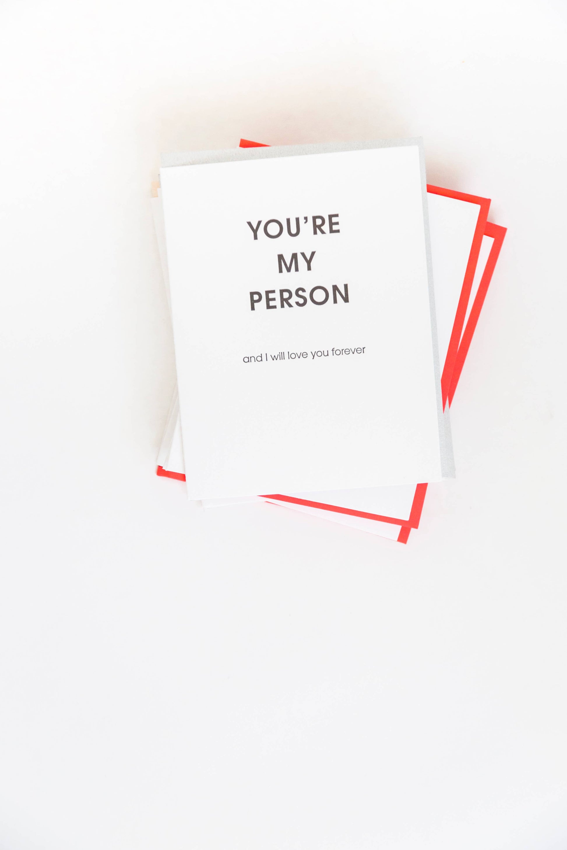You're My Person And I Will Love You Forever - Love | Anniversary| Valentine Card Greeting Cards