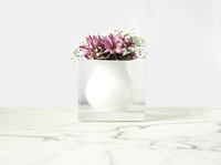 Mosco Acrylic Bud Vase in Hamptons White Lucite