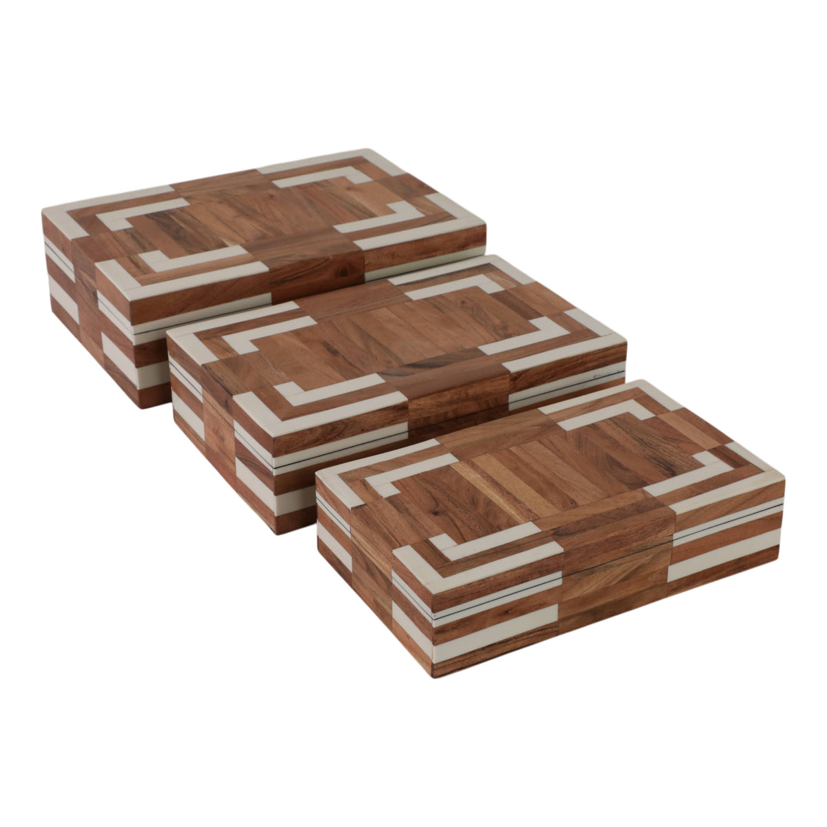 Malera Ivory Wooden Inlay Box