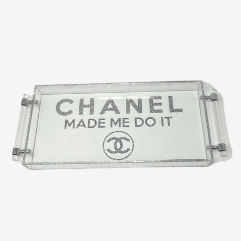 16 X 8 Luxe Acrylic Tray with Handles