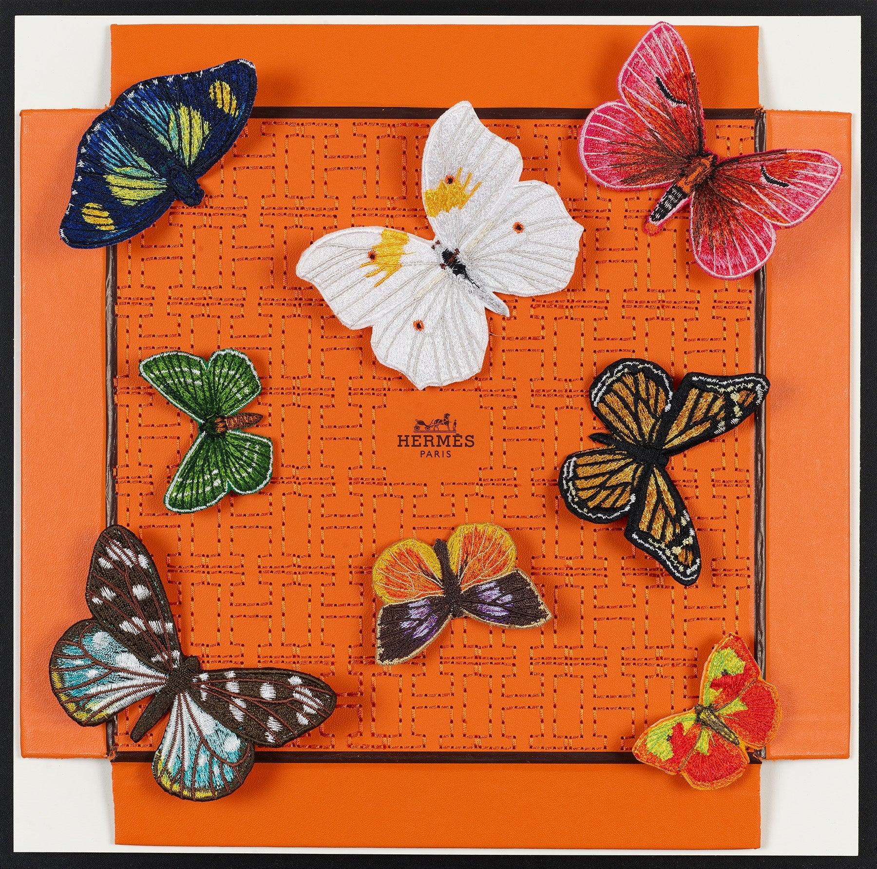 Butterfly Swarm Hermes 12x12 Art