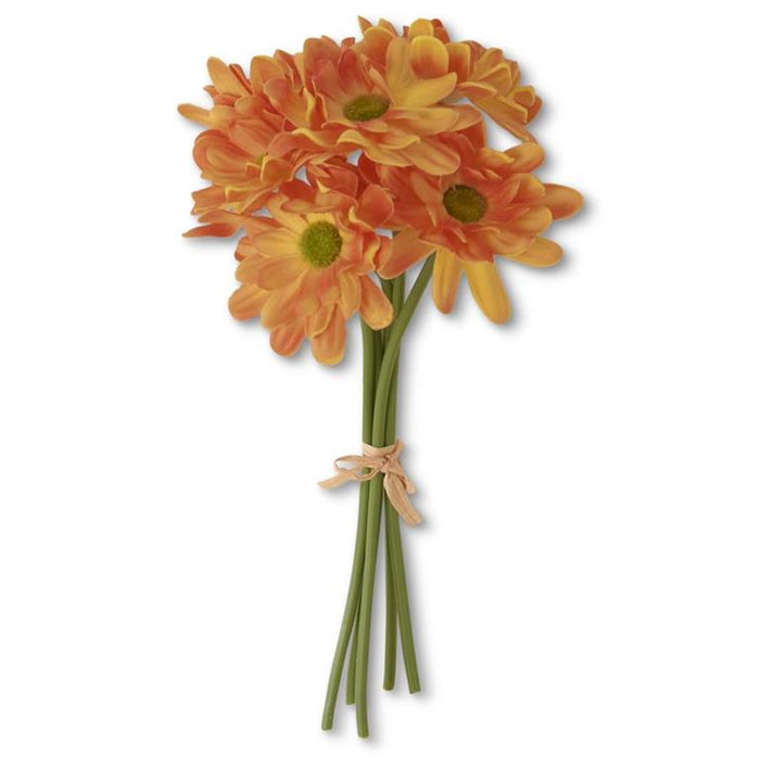 Orange Real Touch Daisy Bundle | 10" (6 Stems)