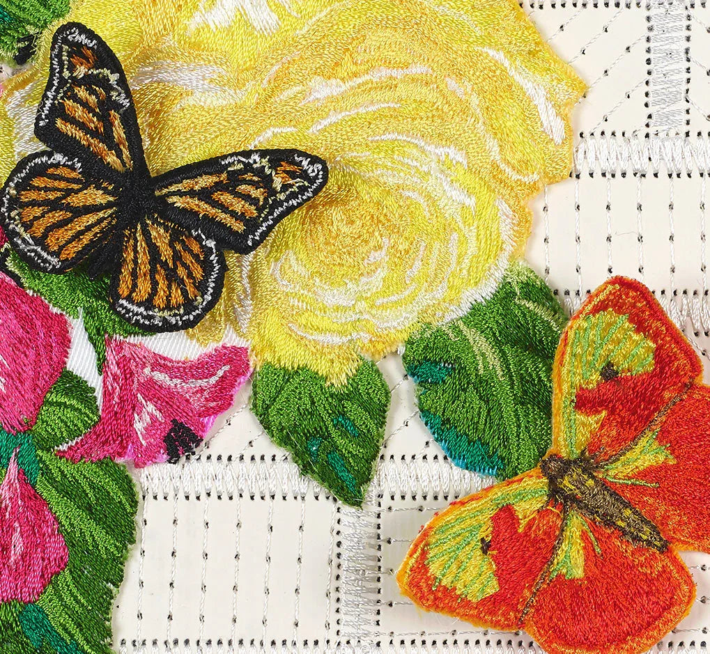 Petite Floral Corner 5x5 Art